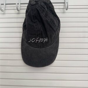 So Fresh Black Baseball Cap - Unbranded